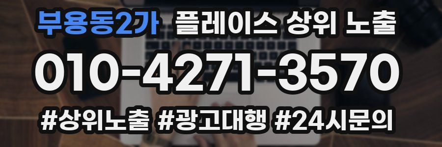 부용동2가 플레이스 상위 노출