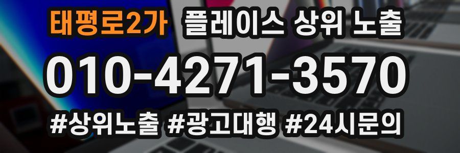태평로2가 플레이스 상위 노출
