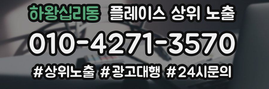 하왕십리동 플레이스 상위 노출