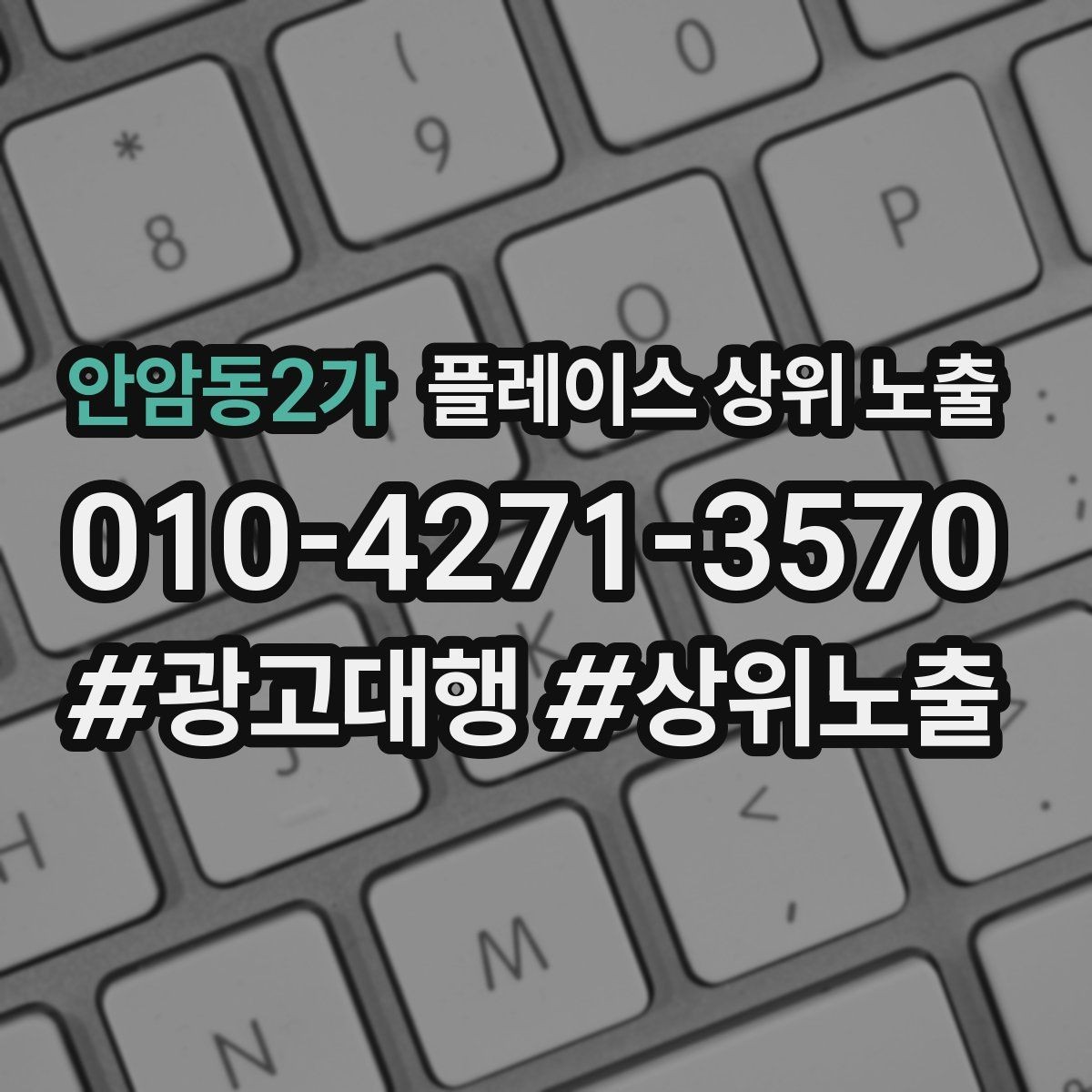 안암동2가 플레이스 상위 노출 예산이 적을수록 정리가 먼저인 이유