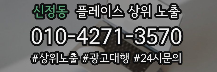 신정동 플레이스 상위 노출