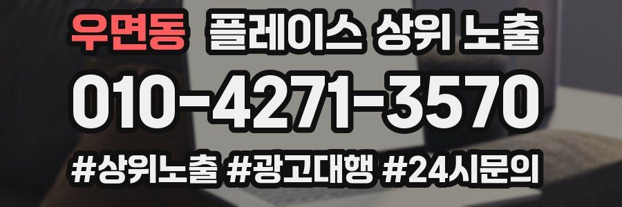 우면동 플레이스 상위 노출