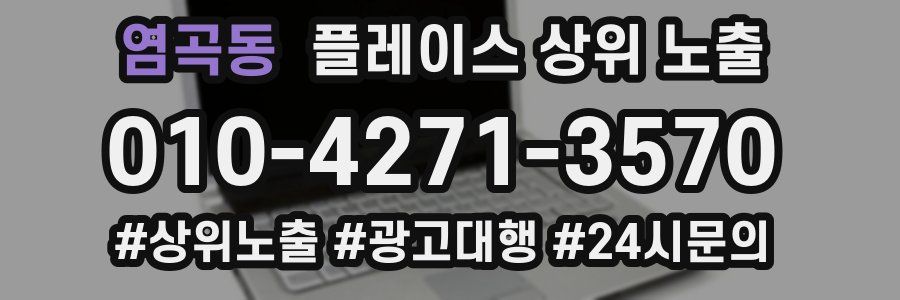 염곡동 플레이스 상위 노출