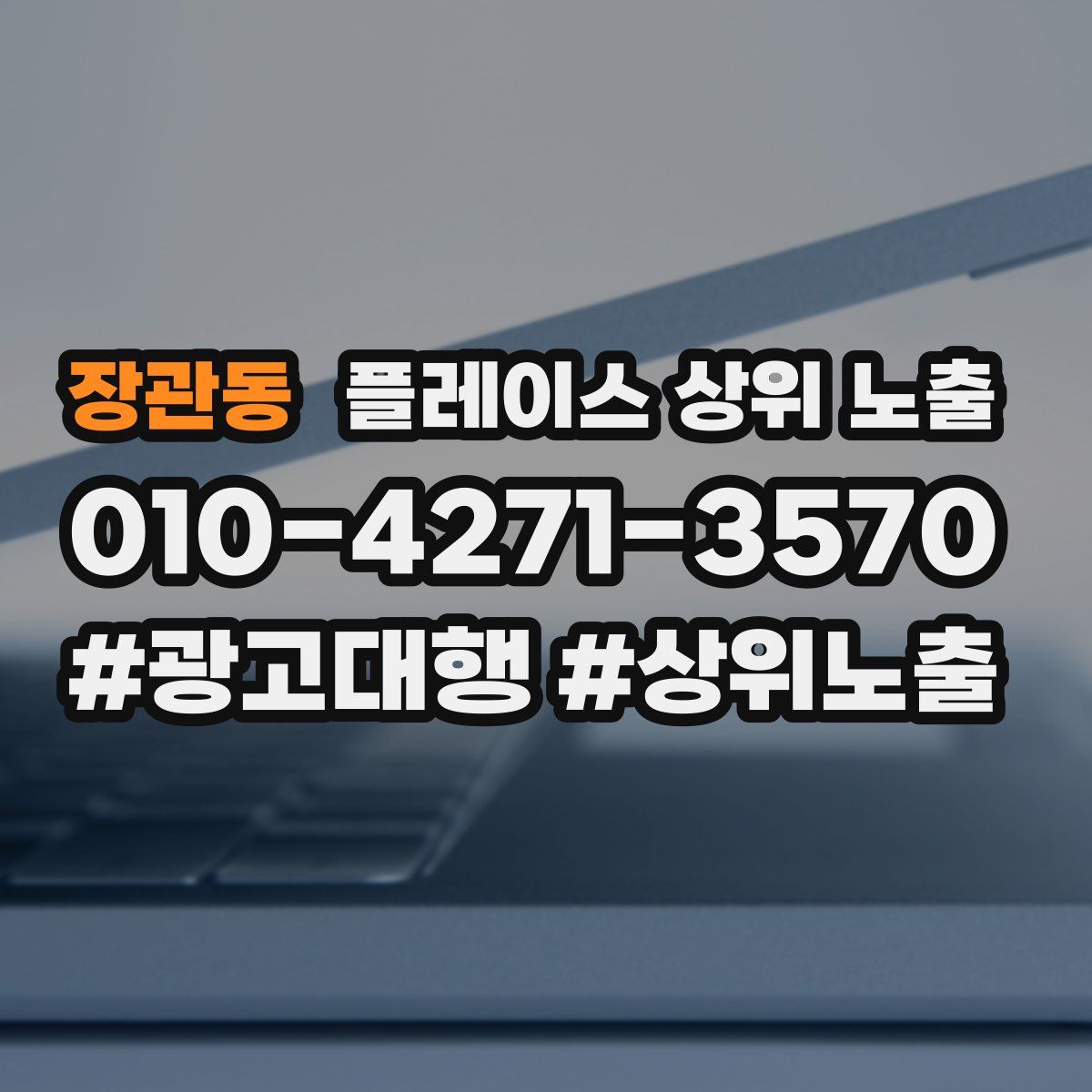 장관동 플레이스 상위 노출