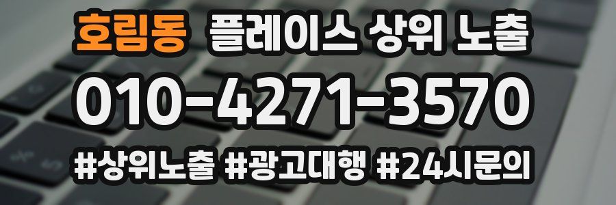 호림동 플레이스 상위 노출