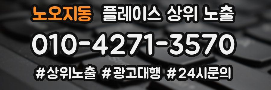 노오지동 플레이스 상위 노출