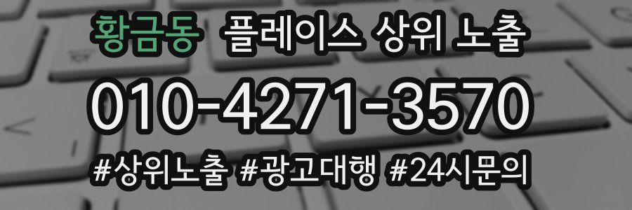 황금동 플레이스 상위 노출