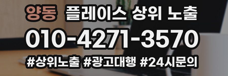양동 플레이스 상위 노출