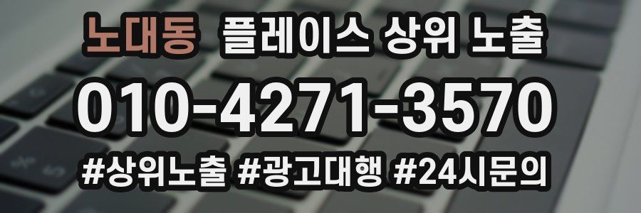 노대동 플레이스 상위 노출