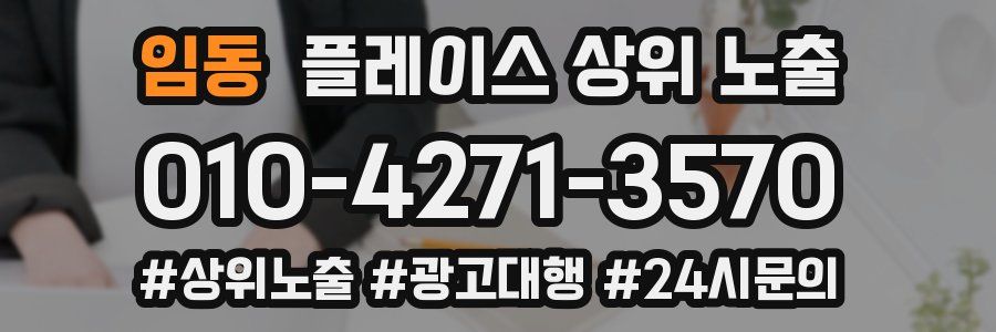 임동 플레이스 상위 노출