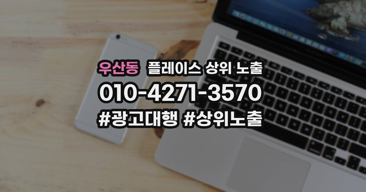 우산동 플레이스 상위 노출