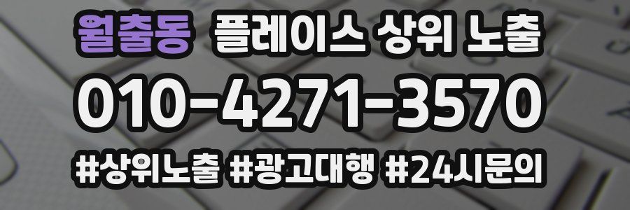 월출동 플레이스 상위 노출