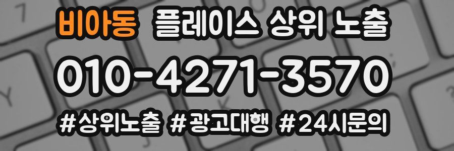 비아동 플레이스 상위 노출