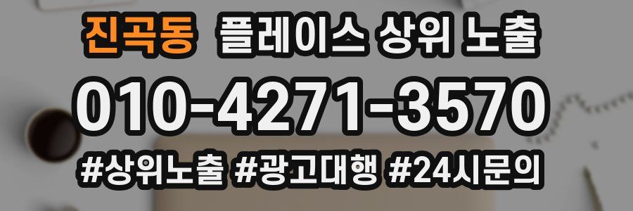 진곡동 플레이스 상위 노출