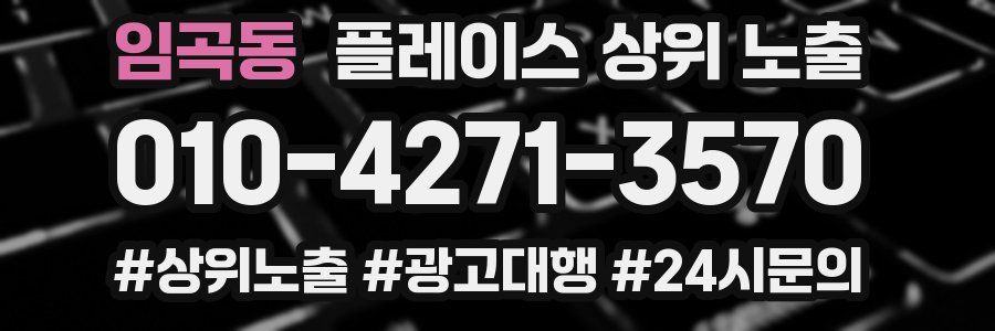 임곡동 플레이스 상위 노출