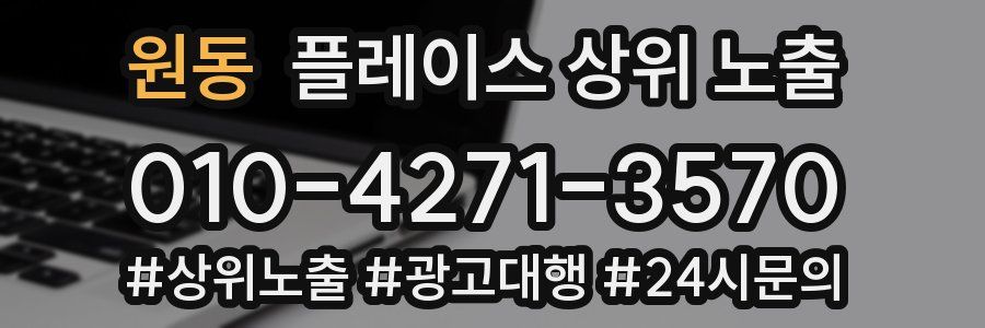 원동 플레이스 상위 노출