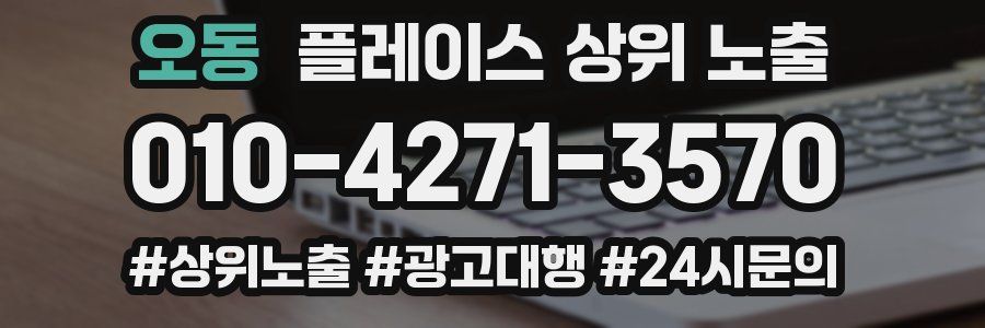 오동 플레이스 상위 노출
