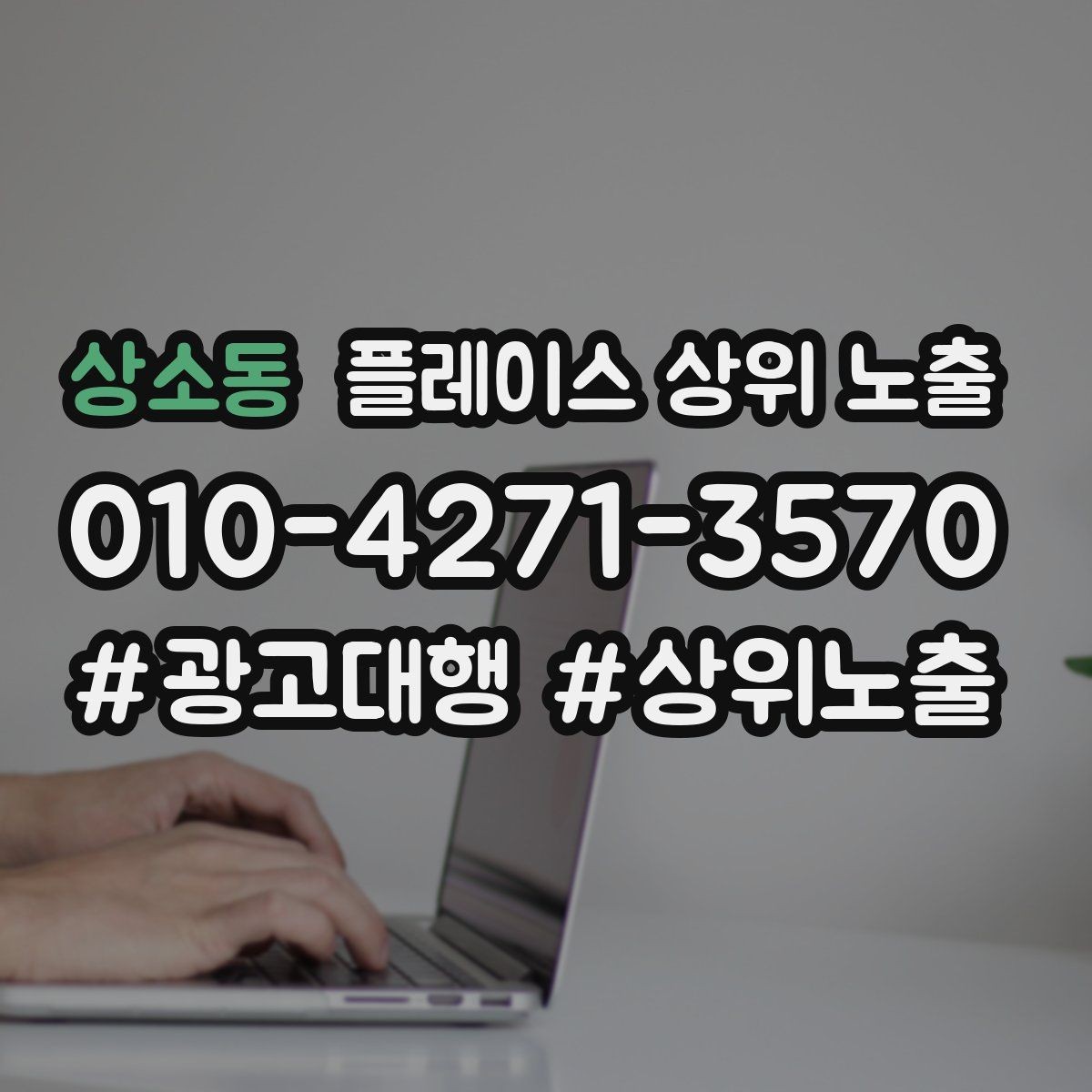 상소동 플레이스 상위 노출 긴급 수요 업종의 프로필 구성 포인트