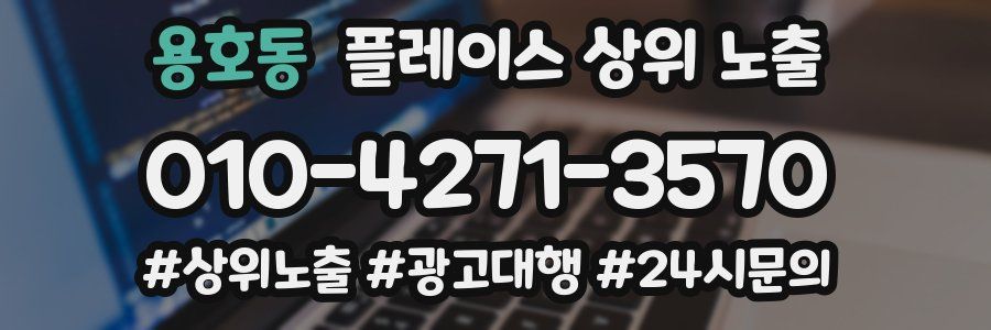 용호동 플레이스 상위 노출
