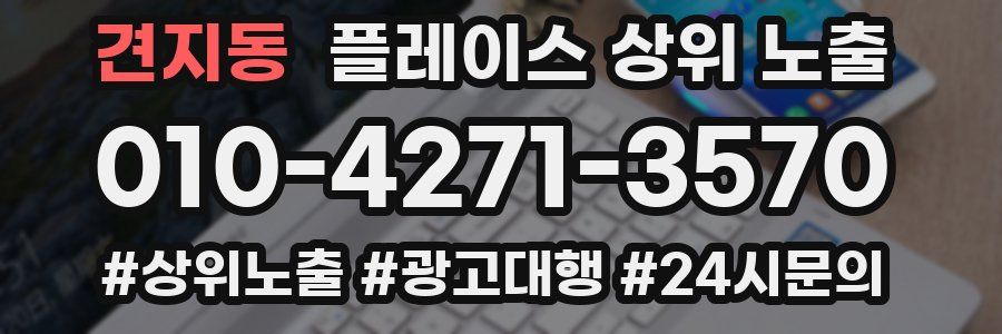 견지동 플레이스 상위 노출