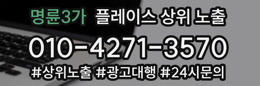 명륜3가 플레이스 상위 노출