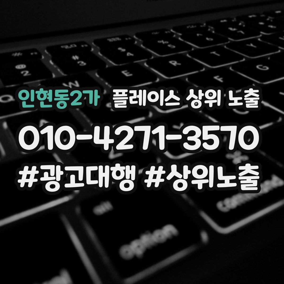 인현동2가 플레이스 상위 노출