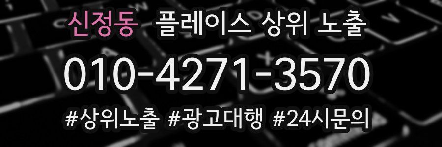 신정동 플레이스 상위 노출