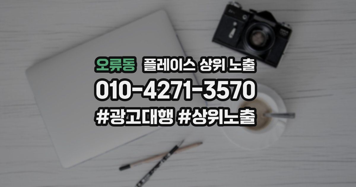 오류동 플레이스 상위 노출