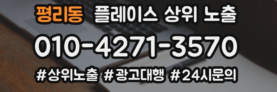 평리동 플레이스 상위 노출