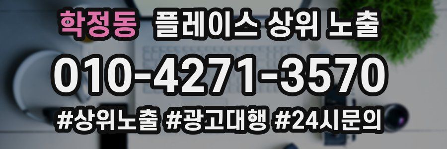 학정동 플레이스 상위 노출