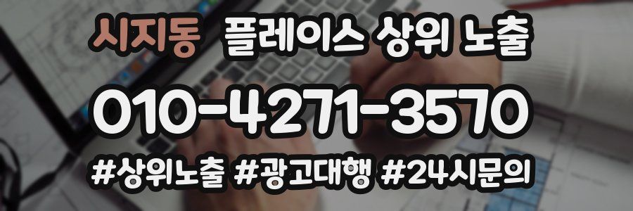 시지동 플레이스 상위 노출