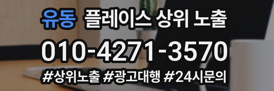 유동 플레이스 상위 노출