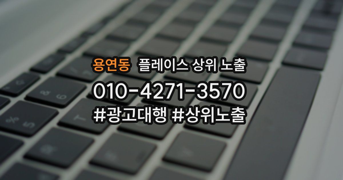 용연동 플레이스 상위 노출