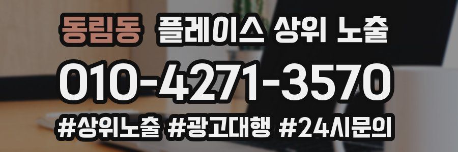 동림동 플레이스 상위 노출