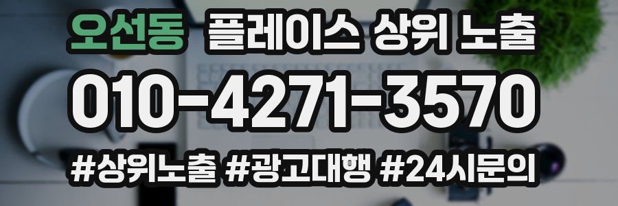 오선동 플레이스 상위 노출