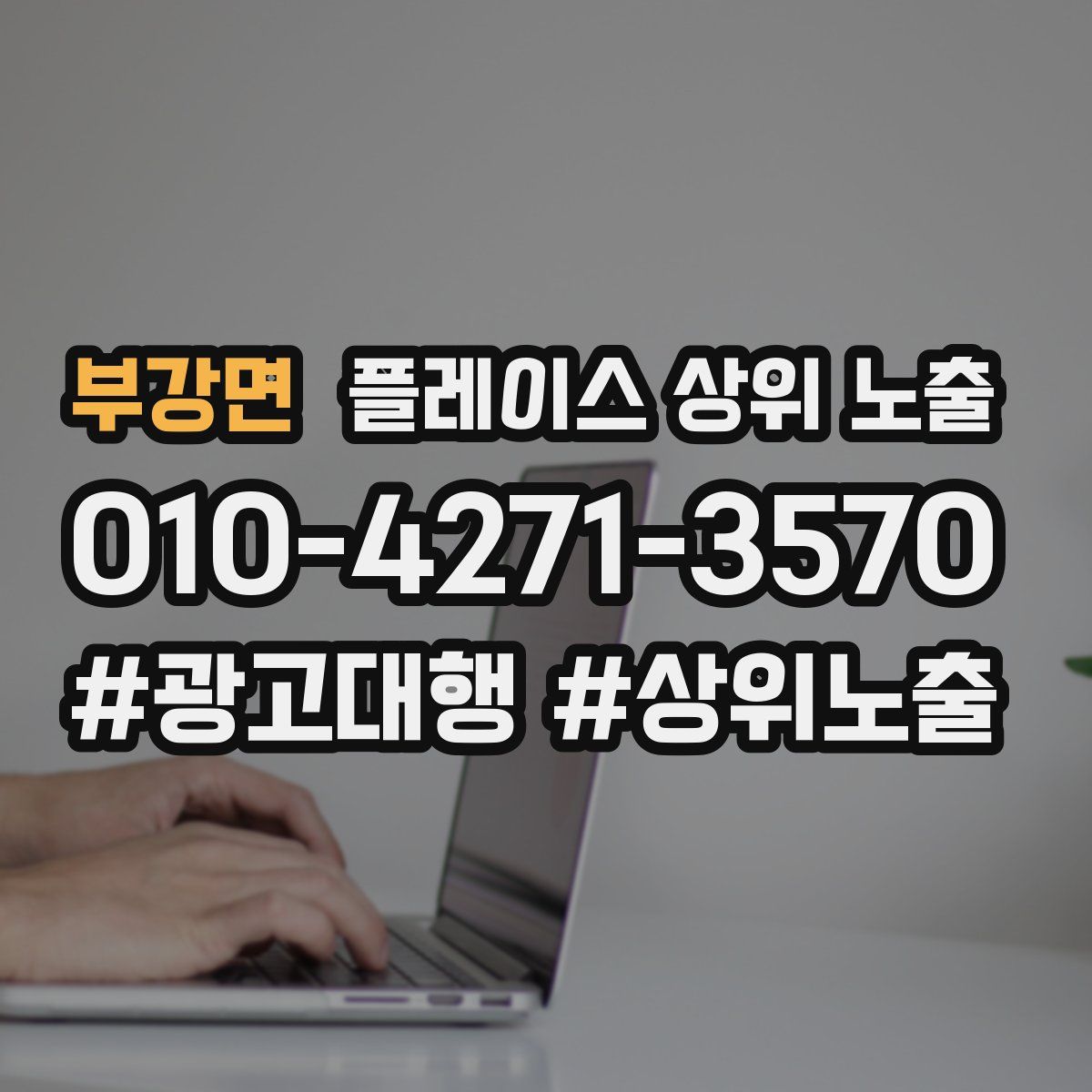 부강면 플레이스 상위 노출