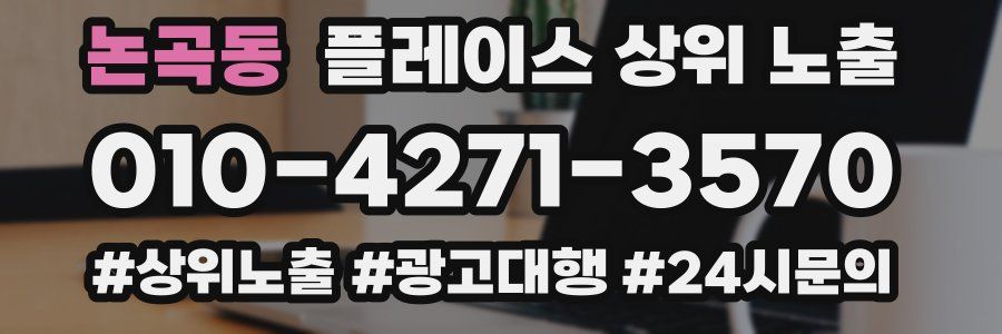논곡동 플레이스 상위 노출