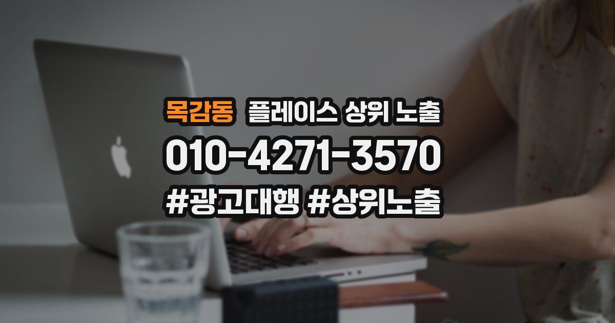 목감동 플레이스 상위 노출