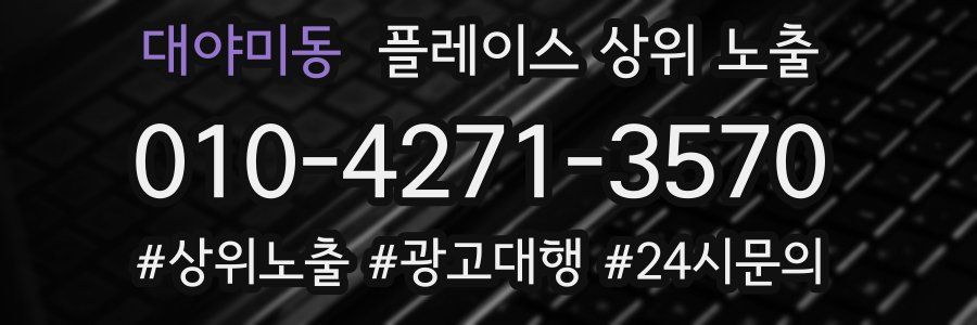 대야미동 플레이스 상위 노출