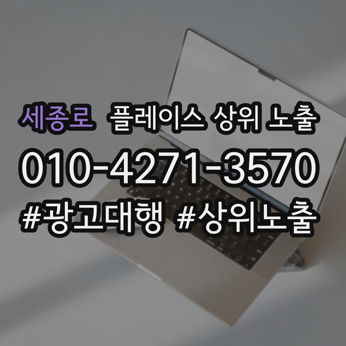 세종로 플레이스 상위 노출