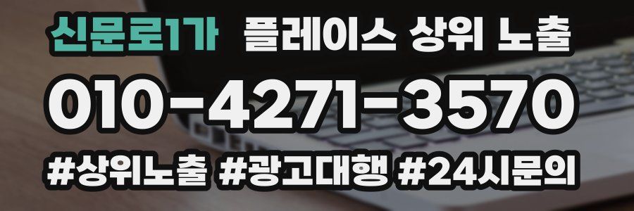 신문로1가 플레이스 상위 노출