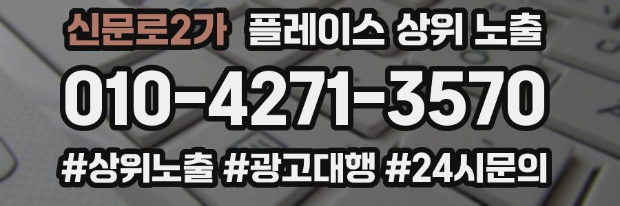 신문로2가 플레이스 상위 노출