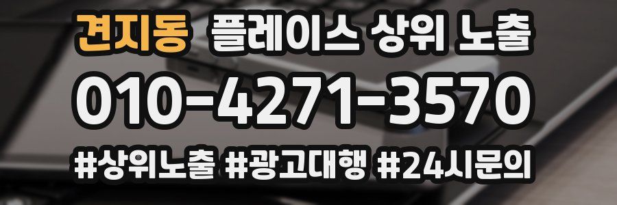 견지동 플레이스 상위 노출