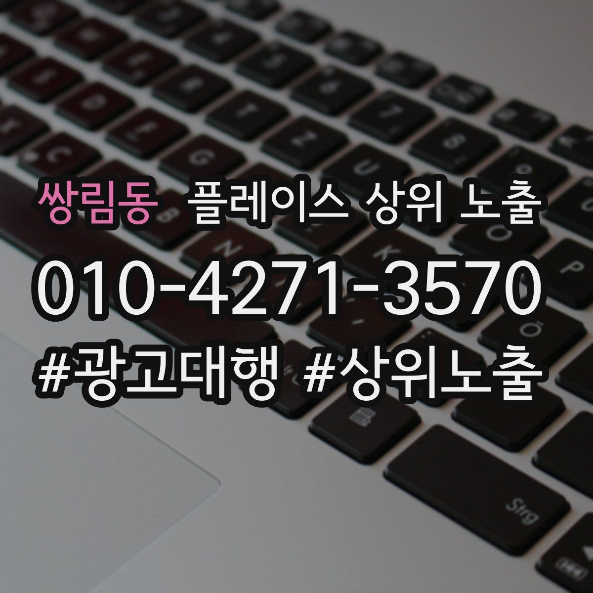 쌍림동 플레이스 상위 노출