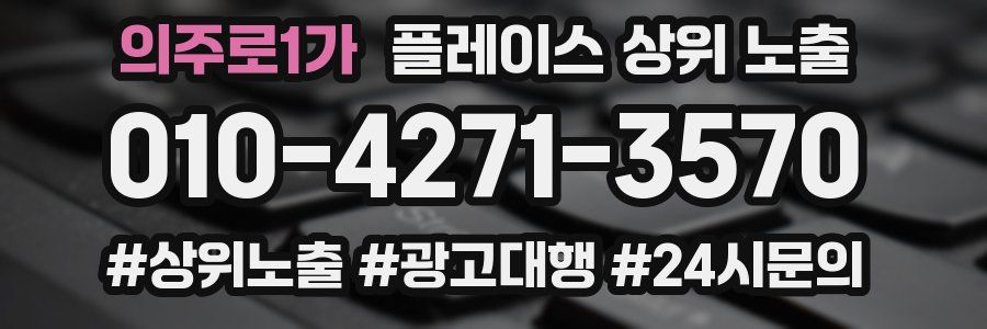 의주로1가 플레이스 상위 노출