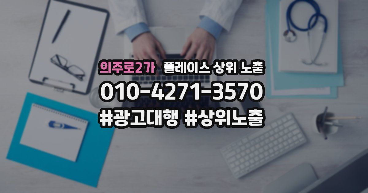 의주로2가 플레이스 상위 노출