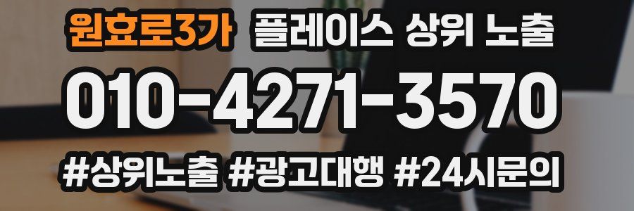 원효로3가 플레이스 상위 노출