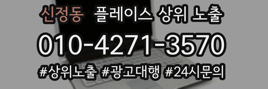 신정동 플레이스 상위 노출