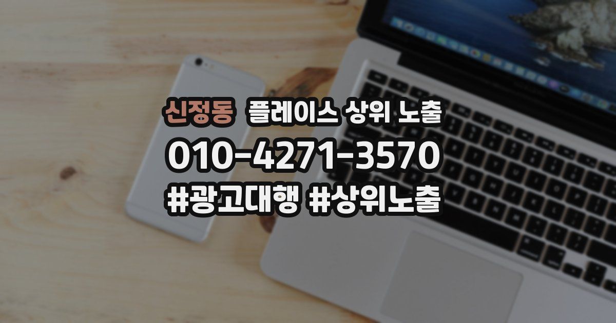 신정동 플레이스 상위 노출