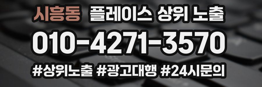 시흥동 플레이스 상위 노출